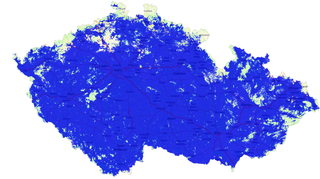 mapa pokryti