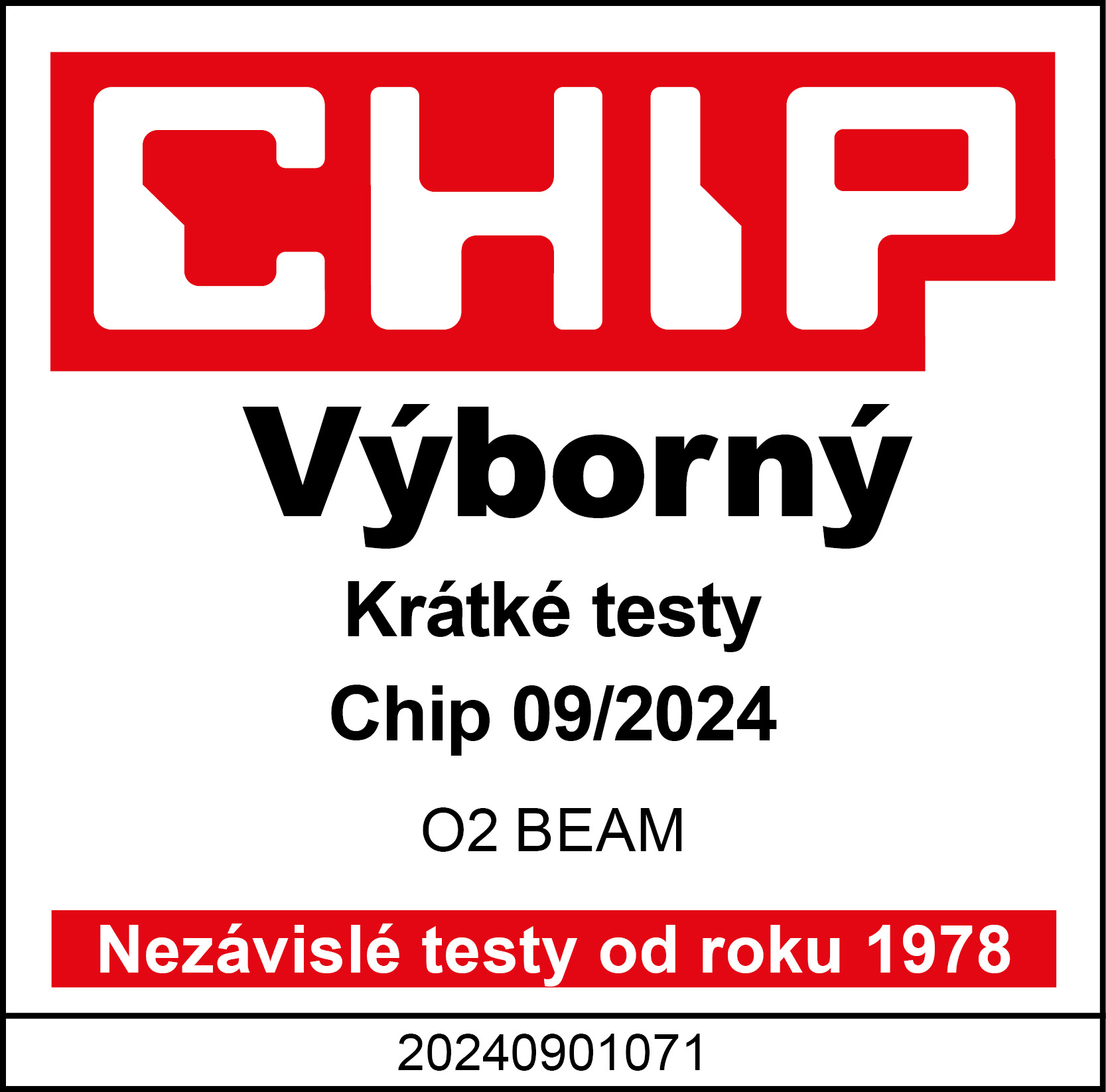 Badge O2 beam_Chip